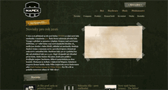 Desktop Screenshot of mapex.cz